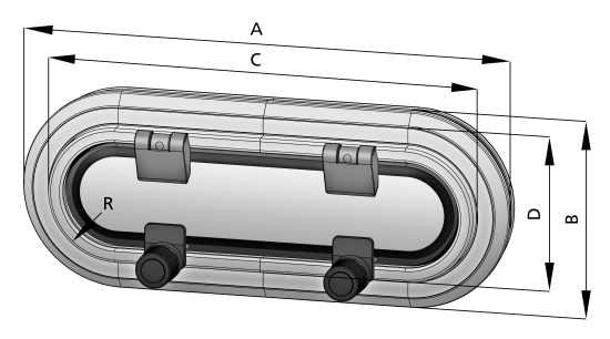Patrijspoort type PM113 CE-A3 220x122