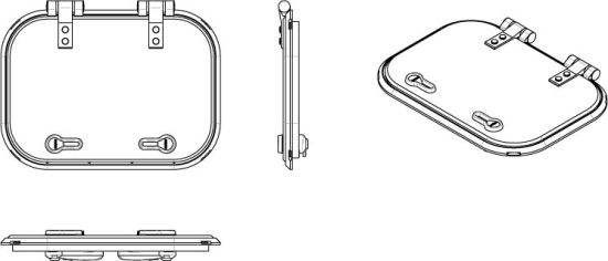Planus dekluik 424x294mm new lock