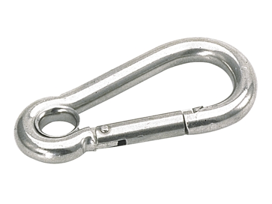 KARABIJNHAAK MET OOG 100MM