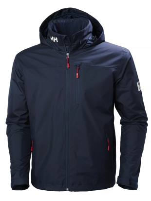 CREW HOODED MIDLAYER JACKET 597 NAVY