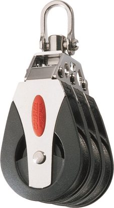 RF40310 Ronstan Utility BB 40mm 3-schijfsblok, swivel, hondsvot
