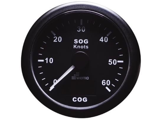 GPS/SPEED/COMP ZWART 60KN/110KM