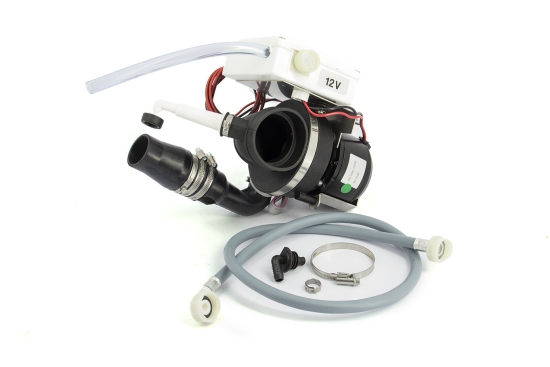 Set: 12V motor HATO2 incl. pomp + versnijder