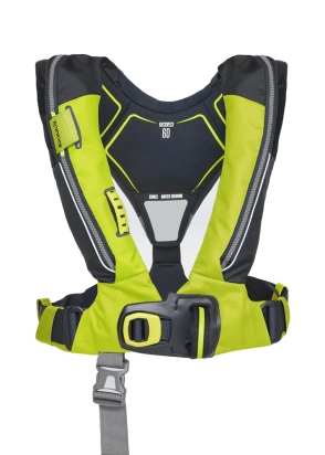 DW-LJH6D/ACY/HRS Deckvest 6D 170N, citrus geel, quick release