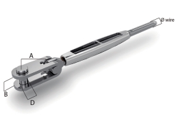 OS SPANNER TOGGLE/TERM 3/4 12MM BR