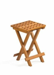Blokrooster klapstoeltje/tafel,