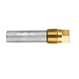 Zinc+Brass General Motors pencil anode Ø 16 L. 54 complete with brass plug th.1/2''GAS CONICO