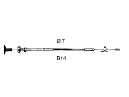 30094M B14 MOTORBED.KABEL 6,10 M