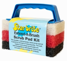 Scrub Pad Kit - Handgreep met 3 Pads