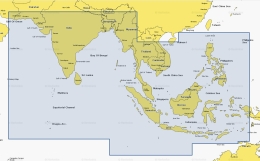 Kaart Large Nav+ 10 Indian Ocean & South China Sea MSD - 010-C1293-30
