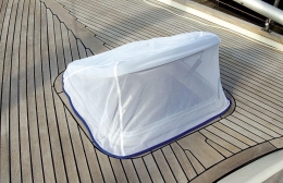 Dekluikhoes met muggennet 5 77 x 77 cm