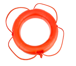 Reddingboei 60cm 2.5kg oranje zonder reflecti