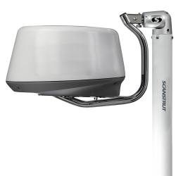 Mounted on 2.5m SC100 Pole Mount - for 2kW / 4kW Raymarine, Garmin and Navico BR24 / 3G / 4G radomes