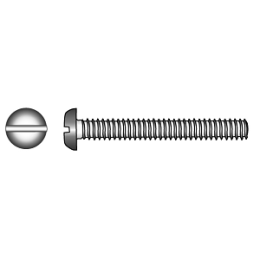 Metaalschroef, CK M5x50, zaagsnede