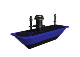 StructureScan® 3D Single Stainless Steel Thru-Hull Transducer