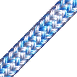 dyneema cruising 6mm wit/blauw