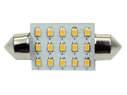 Ledlamp led15 festoon 10-30V 37mm 2700k