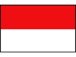VLAG ROOD-WIT 70X100