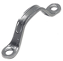 Dekbeugel vlak 75 mm RVS