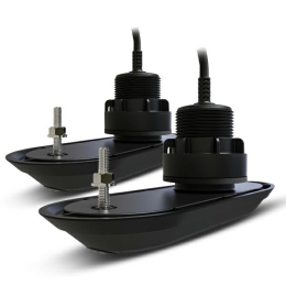 Pakket bestaande uit RV320 RealVision 3D kunststof thru-hull tranducers (stuur-en bakboord), (>14°/