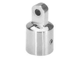 BUISKAPBESLAG RVS EINDSTUK 22MM