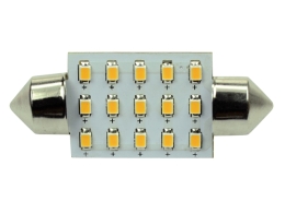 Ledlamp led15 festoon 10-30V 42mm 2700k