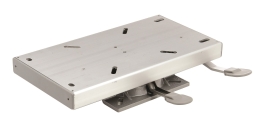 Swivel 360° rotatable (R) w. 7 locking positions w slide