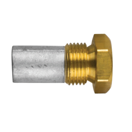 Zinc+Brass Yanmar pencil anode Ø15 L.20