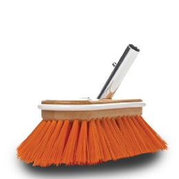 Borstel medium 24 cm oranje