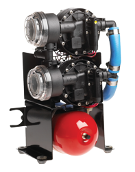 Johnson Pump Aqua Jet Duo Waterdruksysteem WPS 10.4  12V / 200W  36l/min  max. 2.8bar  Slangaansluit