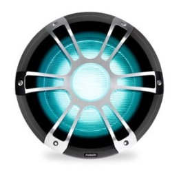 Fusion® nautische subwoofers, 12? 1400-watt Sport chroomkleurige nautische subwoofer met CRGBW