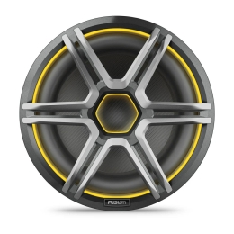Fusion Apollo™ subwoofer, 12-inch nautische subwoofer met LED-verlichting en grille in Sports Grey