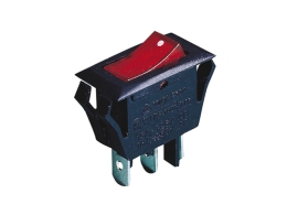 VERL.INB. SCHAKELAAR ROOD/ZW 12V-15