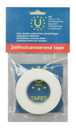 Zelfvulcaniserend tape 19 mm x 5 m wit