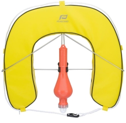 Hoefijzerboei wit met licht en houder