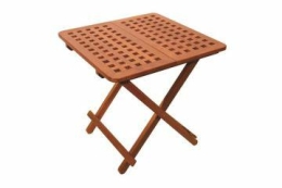 Klaptafel 60x60cm, blokrooster,