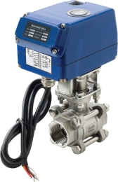Motorized ball valve 12VDC 40Nm SS316 3/4''