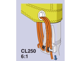 CLAMCLEAT CL250 ALU 3-5MM