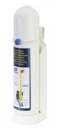 Witte container voor opblaasbare joon