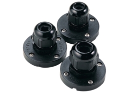 Quick Draaddoorvoer, Zwart, 10-13 mm