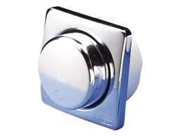 Båtsystem dimmer (draai) 8-30V, chroom 60W Halogeen