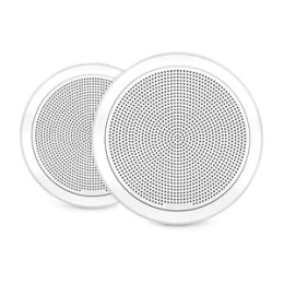 Fusion® FM serie nautische luidsprekers, 7,7" 200-watt ronde witte nautische luidspreker met verzonk