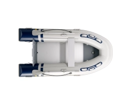 boot Explorer 2,7m. alu deck grijs en blauw