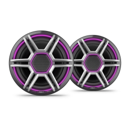 Fusion Apollo™ luidsprekers, 8,8" nautische luidsprekers met LED-verlichting en grilles in Sports Gr
