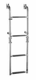 Ladder folding 4 steps SS316, plastic grip