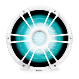 Fusion® nautische subwoofers, 12? 1400-watt Sports witte nautische subwoofer met CRGBW