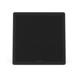 Fusion® FM serie nautische subwoofers, 10" 400 watt vierkante zwarte nautische subwoofer verzonken m