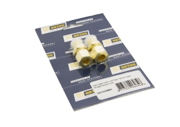 Set:inschrkop.1/4"bsp 10mm pijp,recht,messing(2x)