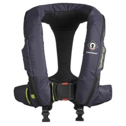 Reddingsvest ErgoFit 190N Hammar met harnas, licht & hood navy/ groen