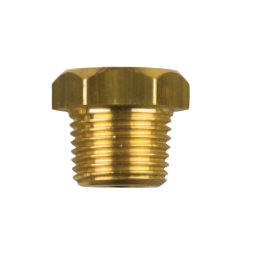 Brass Caterpillar brass plug th. 1/2'' GAS CONICO  for pencil anode